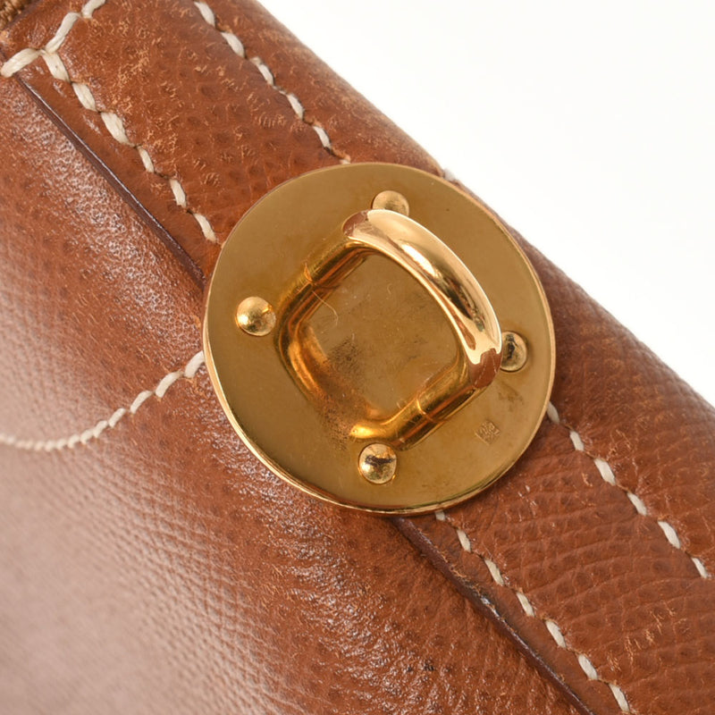 HERMES エルメス ボリード37  ゴールド ゴールド金具 ○W刻印(1993年頃) レディース クシュベル ハンドバッグ Bランク 中古 銀蔵