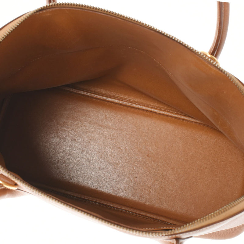 HERMES エルメス ボリード37  ゴールド ゴールド金具 ○W刻印(1993年頃) レディース クシュベル ハンドバッグ Bランク 中古 銀蔵
