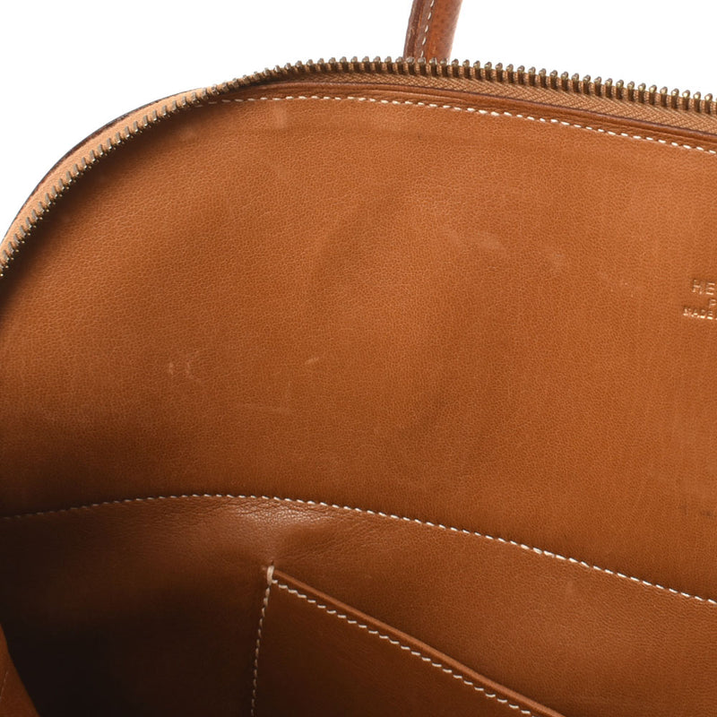 HERMES エルメス ボリード37  ゴールド ゴールド金具 ○W刻印(1993年頃) レディース クシュベル ハンドバッグ Bランク 中古 銀蔵