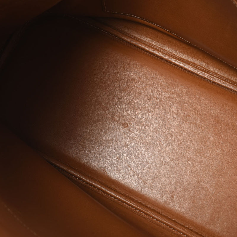 HERMES エルメス ボリード37  ゴールド ゴールド金具 ○W刻印(1993年頃) レディース クシュベル ハンドバッグ Bランク 中古 銀蔵