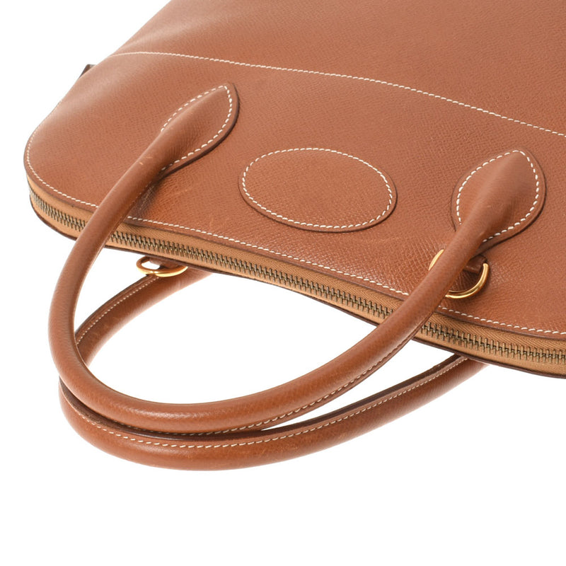 HERMES エルメス ボリード37  ゴールド ゴールド金具 ○W刻印(1993年頃) レディース クシュベル ハンドバッグ Bランク 中古 銀蔵