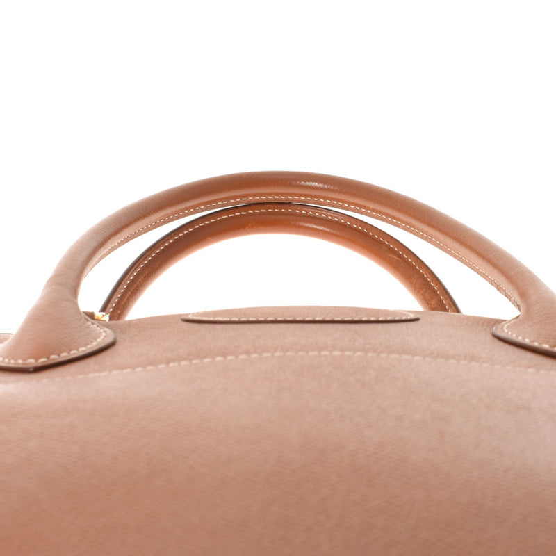 HERMES エルメス ボリード37  ゴールド ゴールド金具 ○W刻印(1993年頃) レディース クシュベル ハンドバッグ Bランク 中古 銀蔵