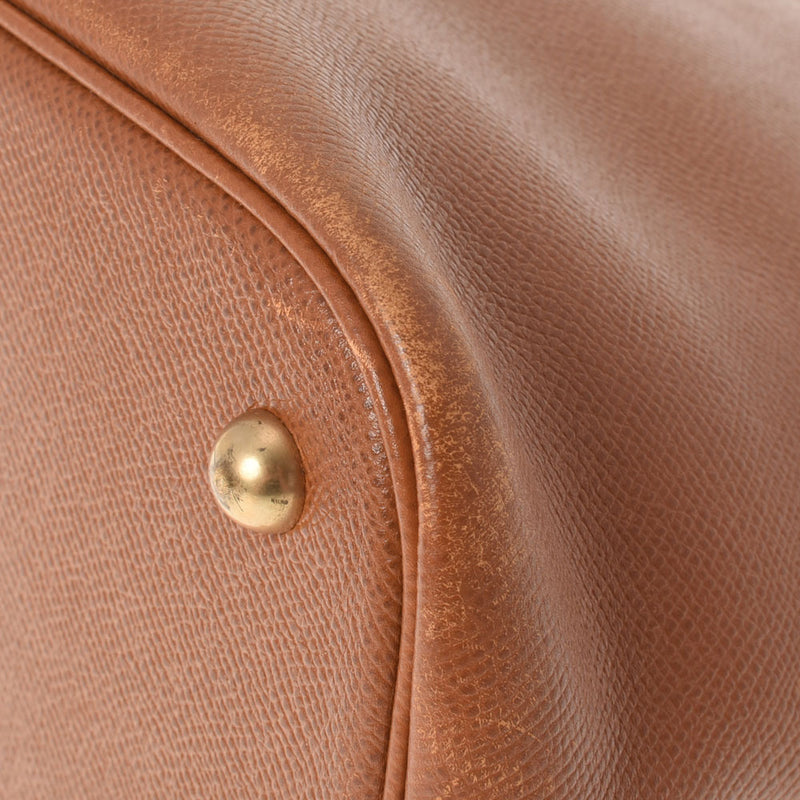 HERMES エルメス ボリード37  ゴールド ゴールド金具 ○W刻印(1993年頃) レディース クシュベル ハンドバッグ Bランク 中古 銀蔵