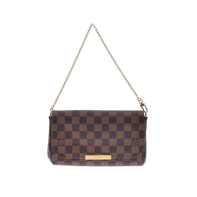 LOUIS VUITTON Louis Vuitton Dami Fay Borit PM Brown N41276 Ladies Damier Canbus Shoulder Bag A Rank used Ginzo