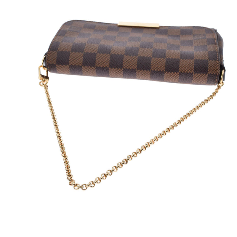 LOUIS VUITTON Louis Vuitton Dami Fay Borit PM Brown N41276 Ladies Damier Canbus Shoulder Bag A Rank used Ginzo