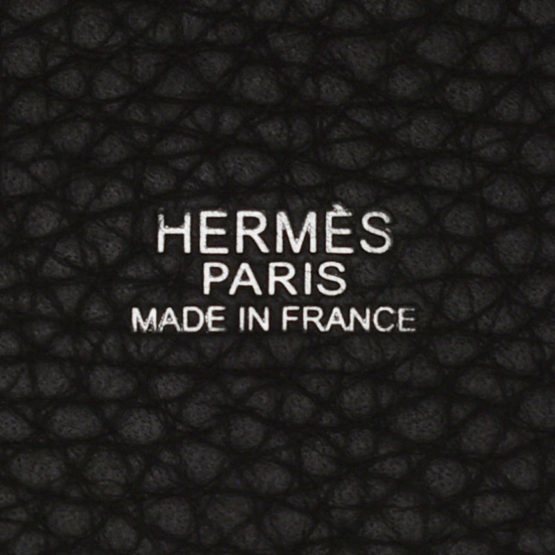 HERMES エルメス ピコタンロック MM エベヌ/アニス シルバー金具 □J刻印(2006年頃) レディース トリヨンクレマンス ハンドバッグ Aランク 中古 銀蔵