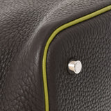 HERMES エルメス ピコタンロック MM エベヌ/アニス シルバー金具 □J刻印(2006年頃) レディース トリヨンクレマンス ハンドバッグ Aランク 中古 銀蔵