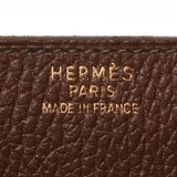 HERMES Hermes Sack Adepesh 38 Brief Case Havana Gold Bracket □ A engraved (around 1997) Men's Aldenne Business Bag B Rank Used Ginzo