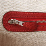 HERMES エルメス ガーデンパーティー PM ルージュピマン ユニセックス  ヴァッシュカントリー ハンドバッグ Aランク 中古 銀蔵