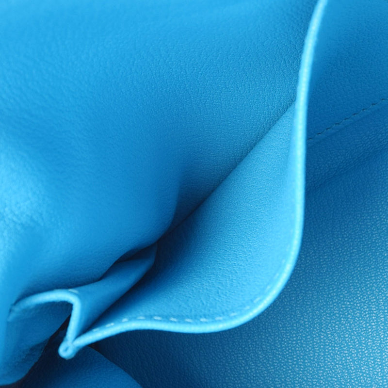 HERMES Hermes Hermes Kelly 28 Inner sewing Etoop/Blue Ass Tick Paladium Bracket □ N engraved (around 2010) Ladies Togo 2WAY Bag A Rank used Ginzo