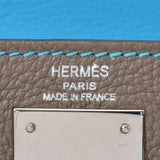 HERMES HERMES HERMES KELLY 28内缝Etoop/blue Ass tick tick tick paladium支架□n雕刻（2010年）女士Togo 2way Bag a st Rank a st Rank二手Ginzo