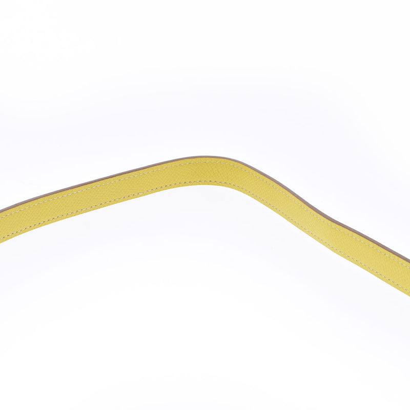 HERMES エルメス エヴリン TPM ライム シルバー金具 □P刻印(2012年頃) レディース ヴォーエプソン ショルダーバッグ Aランク 中古 銀蔵