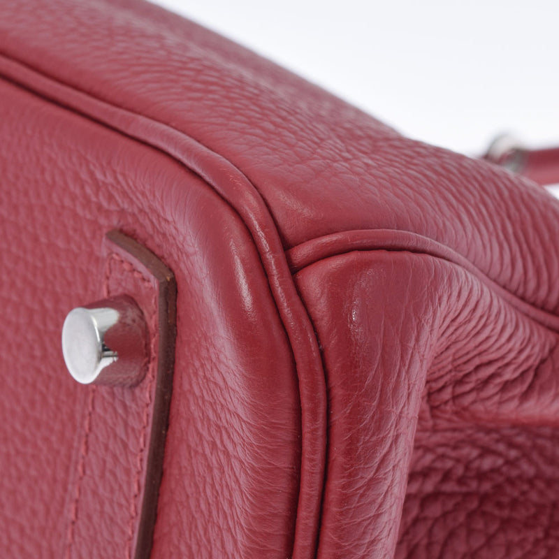 HERMES Hermes Birkin 30 Rouge Biff Paladium Bracket □ R engraved (around 2014) Ladies Toryon Lemance Handbag A Rank Used Ginzo