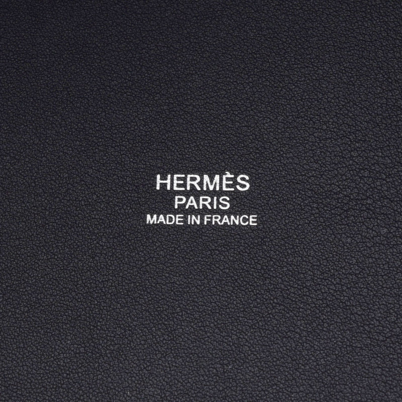 HERMES Hermes Picotan Lock PM Navy/Black Y engraved (around 2020) Ladies felt felt handbag New used Ginzo