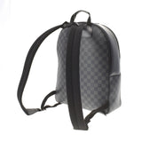 LOUIS VUITTON Louis Vuitton Damier Graphit Josh Black/Gray N41473 Men's Damier Graphit Canvas Backpack Deeppack AB Rank Used Ginzo