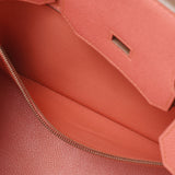 HERMES エルメス バーキン35 フラミンゴ ゴールド金具 □Q刻印(2013年頃) ユニセックス ヴォーエプソン ハンドバッグ Aランク 中古 銀蔵