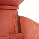 HERMES エルメス バーキン35 フラミンゴ ゴールド金具 □Q刻印(2013年頃) ユニセックス ヴォーエプソン ハンドバッグ Aランク 中古 銀蔵