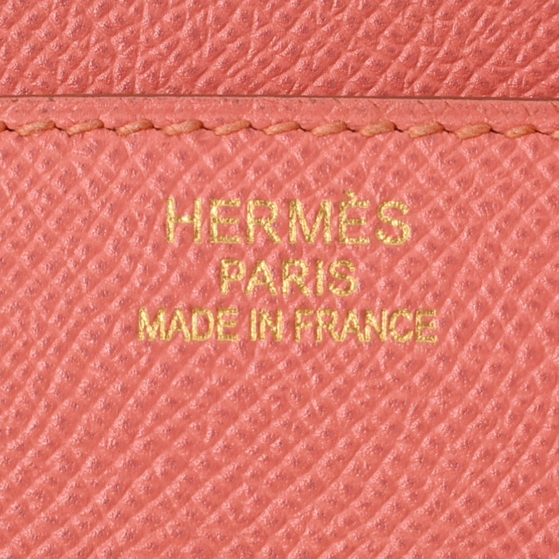 HERMES Hermes Birkin 35 Flamingo Gold Bracket □ Q engraved (around 2013) Unisex Vo Epson Handbag A Rank used Ginzo