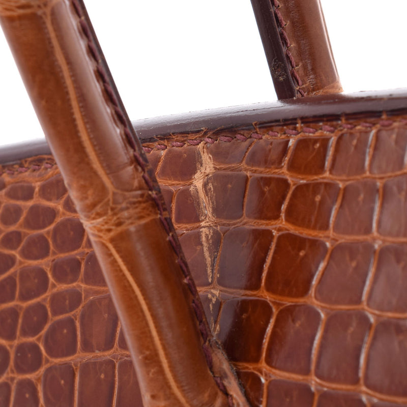 HERMES Hermes Birkin 35 Meal Paladium Bracket □ K engraved (around 2007) Unisex Polosus Handbag A Rank used Ginzo