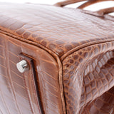 HERMES Hermes Birkin 35 Meal Paladium Bracket □ K engraved (around 2007) Unisex Polosus Handbag A Rank used Ginzo