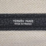 HERMES エルメス ガーデンパーティー PM 黒 Z刻印(2021年頃) ユニセックス ネゴンダ ハンドバッグ Aランク 中古 銀蔵