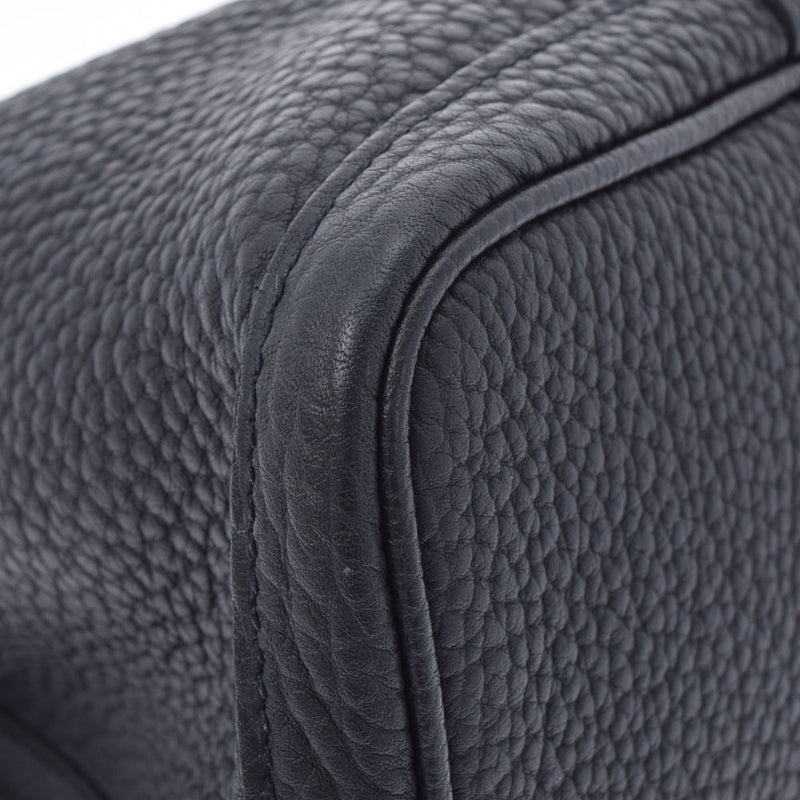 HERMES エルメス ガーデンパーティー PM 黒 Z刻印(2021年頃) ユニセックス ネゴンダ ハンドバッグ Aランク 中古 銀蔵