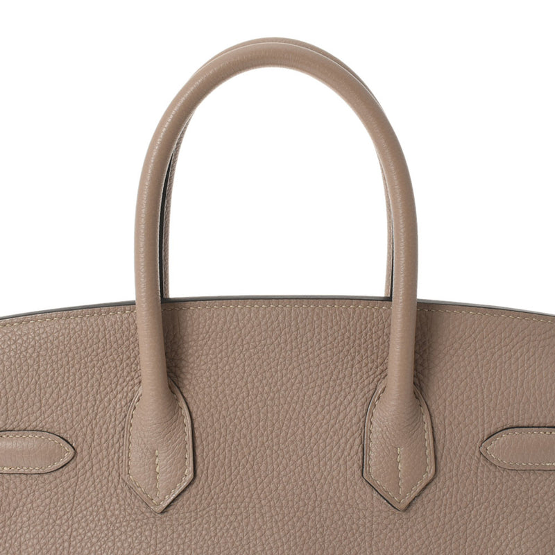 HERMES エルメス バーキン30 トゥルティエールグレー パラジウム金具 □O刻印(2011年頃) レディース トゴ ハンドバッグ Aランク 中古 銀蔵