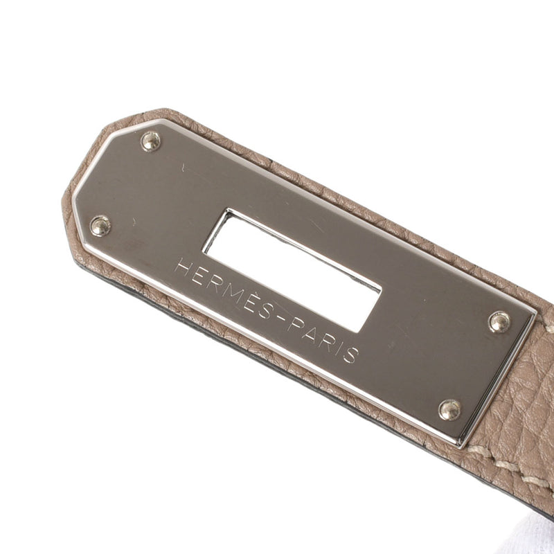 HERMES エルメス バーキン30 トゥルティエールグレー パラジウム金具 □O刻印(2011年頃) レディース トゴ ハンドバッグ Aランク 中古 銀蔵