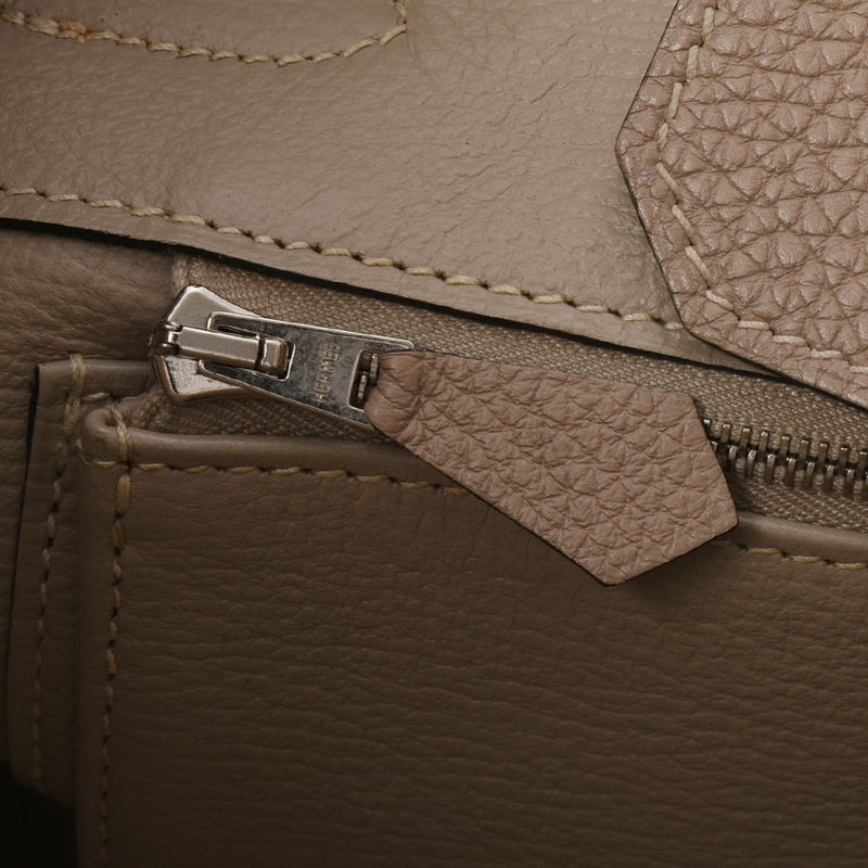 HERMES エルメス バーキン30 トゥルティエールグレー パラジウム金具 □O刻印(2011年頃) レディース トゴ ハンドバッグ Aランク 中古 銀蔵