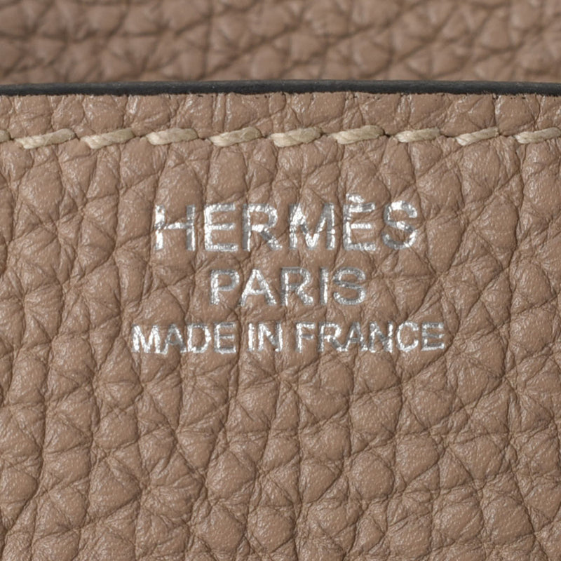 HERMES エルメス バーキン30 トゥルティエールグレー パラジウム金具 □O刻印(2011年頃) レディース トゴ ハンドバッグ Aランク 中古 銀蔵