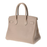 HERMES エルメス バーキン30 トゥルティエールグレー パラジウム金具 □O刻印(2011年頃) レディース トゴ ハンドバッグ Aランク 中古 銀蔵
