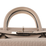 HERMES エルメス バーキン30 トゥルティエールグレー パラジウム金具 □O刻印(2011年頃) レディース トゴ ハンドバッグ Aランク 中古 銀蔵