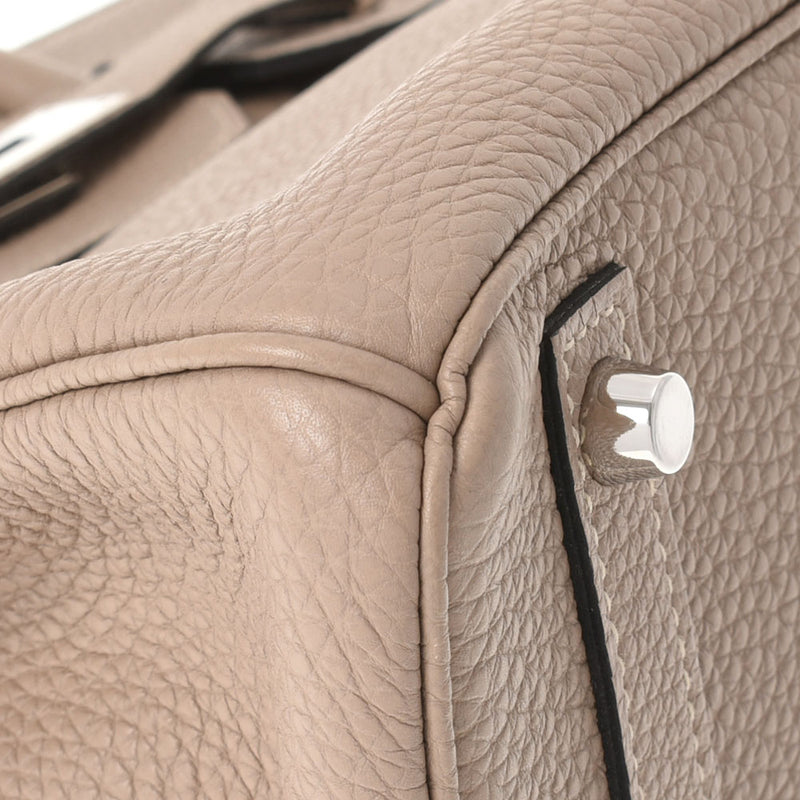 HERMES エルメス バーキン30 トゥルティエールグレー パラジウム金具 □O刻印(2011年頃) レディース トゴ ハンドバッグ Aランク 中古 銀蔵