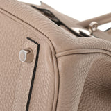 HERMES エルメス バーキン30 トゥルティエールグレー パラジウム金具 □O刻印(2011年頃) レディース トゴ ハンドバッグ Aランク 中古 銀蔵