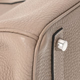 HERMES エルメス バーキン30 トゥルティエールグレー パラジウム金具 □O刻印(2011年頃) レディース トゴ ハンドバッグ Aランク 中古 銀蔵