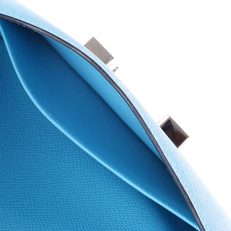HERMES エルメス コンスタンスミニ 18 ブルーノール シルバー金具 D刻印(2019年頃) レディース ヴォーエプソン ショルダーバッグ 未使用 銀蔵