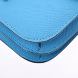 HERMES エルメス コンスタンスミニ 18 ブルーノール シルバー金具 D刻印(2019年頃) レディース ヴォーエプソン ショルダーバッグ 未使用 銀蔵