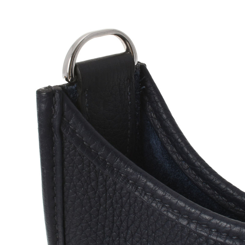 HERMES エルメス エヴリン3 PM  ブルーニュイ パラジウム金具 D刻印(2019年頃) ユニセックス トリヨンクレマンス  ショルダーバッグ Aランク 中古 銀蔵