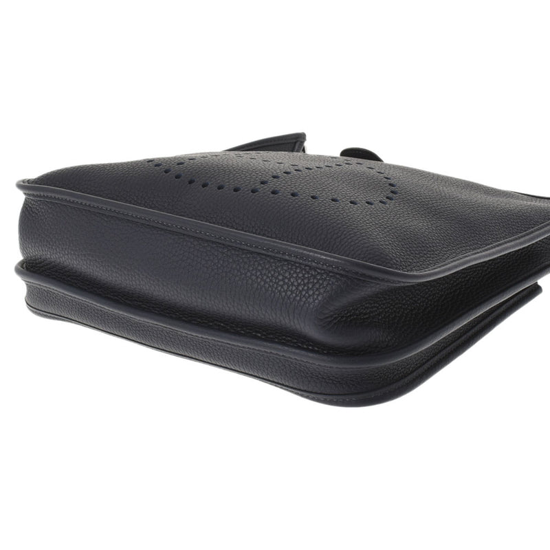 HERMES エルメス エヴリン3 PM  ブルーニュイ パラジウム金具 D刻印(2019年頃) ユニセックス トリヨンクレマンス  ショルダーバッグ Aランク 中古 銀蔵