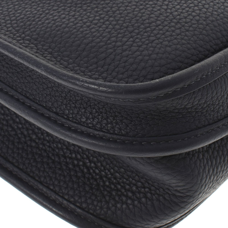 HERMES エルメス エヴリン3 PM  ブルーニュイ パラジウム金具 D刻印(2019年頃) ユニセックス トリヨンクレマンス  ショルダーバッグ Aランク 中古 銀蔵