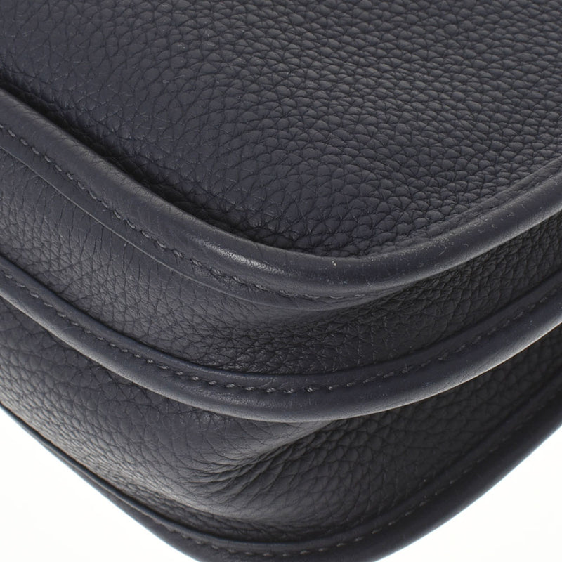 HERMES エルメス エヴリン3 PM  ブルーニュイ パラジウム金具 D刻印(2019年頃) ユニセックス トリヨンクレマンス  ショルダーバッグ Aランク 中古 銀蔵