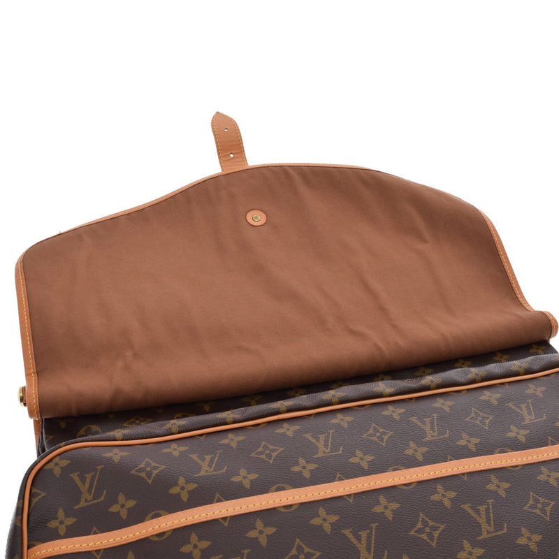 LOUIS VUITTON ルイヴィトン モノグラム サックシャス ブラウン M41140 メンズ モノグラムキャンバス ボストンバッグ ABランク 中古 銀蔵