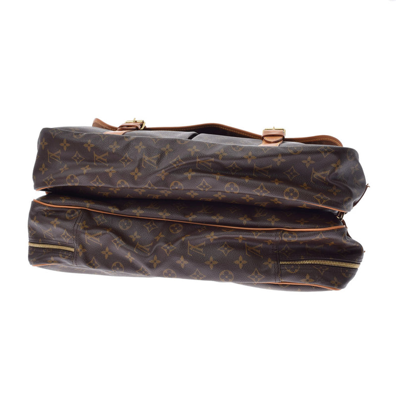 LOUIS VUITTON ルイヴィトン モノグラム サックシャス ブラウン M41140 メンズ モノグラムキャンバス ボストンバッグ ABランク 中古 銀蔵