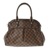 LOUIS VUITTON ルイヴィトン ダミエ トレヴィPM 2WAYバッグ ブラウン N51997 レディース ダミエキャンバス ハンドバッグ Aランク 中古 銀蔵