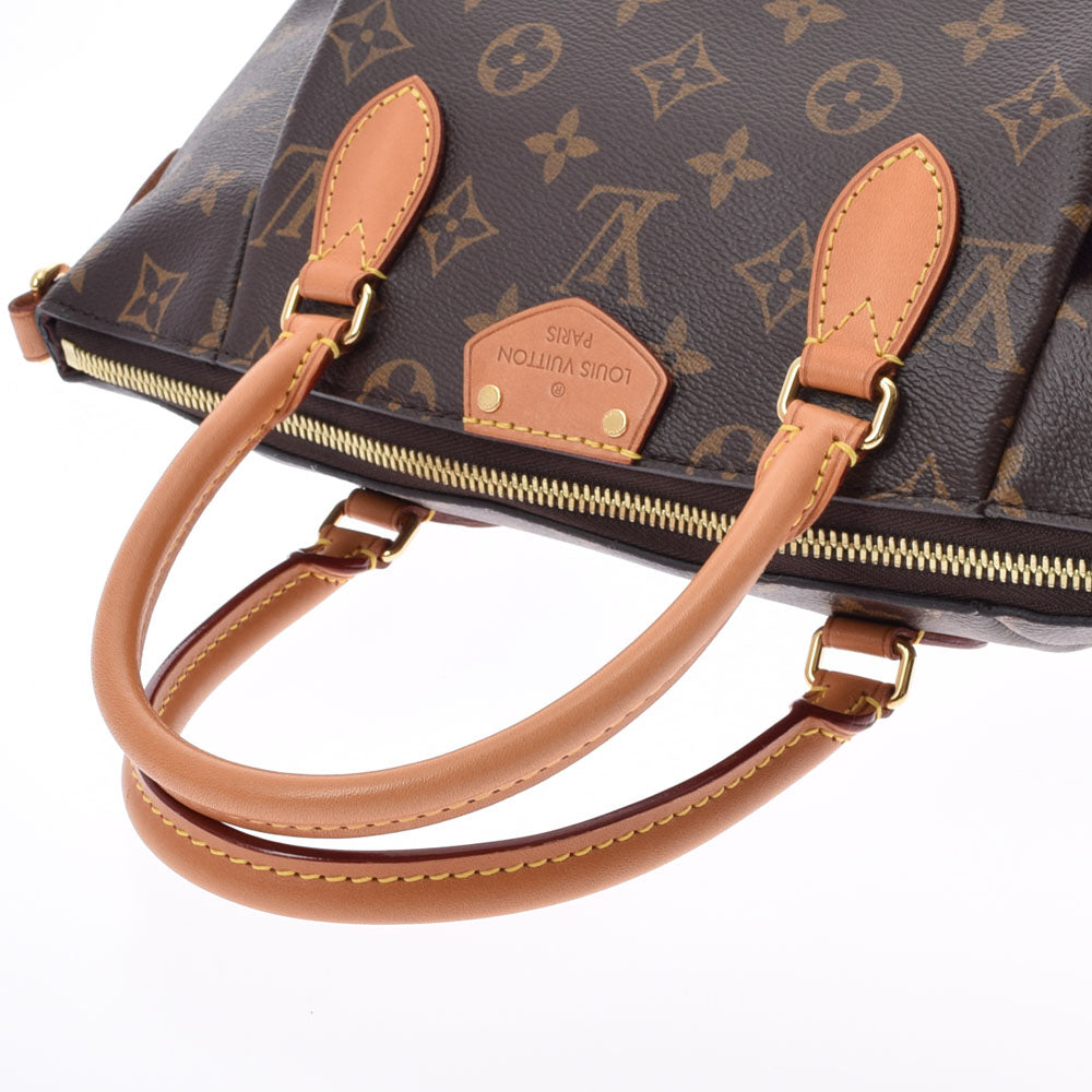 LOUIS VUITTON ルイヴィトン モノグラム テュレン PM 2WAY ブラウン M48813 レディース モノグラムキャンバス ハンドバッグ  ABランク 中古 - 国内初の直営店