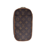 LOUIS VUITTON ルイヴィトン モノグラム ポシェットガンジュ ブラウン M51870 ユニセックス モノグラムキャンバス ボディバッグ ABランク 中古 銀蔵