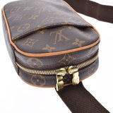LOUIS VUITTON ルイヴィトン モノグラム ポシェットガンジュ ブラウン M51870 ユニセックス モノグラムキャンバス ボディバッグ ABランク 中古 銀蔵