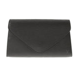 LOUIS VUITTON Louis Vuitton Ardeco Black M52632 Ladies Epireather Second Bag AB Rank Used Ginzo