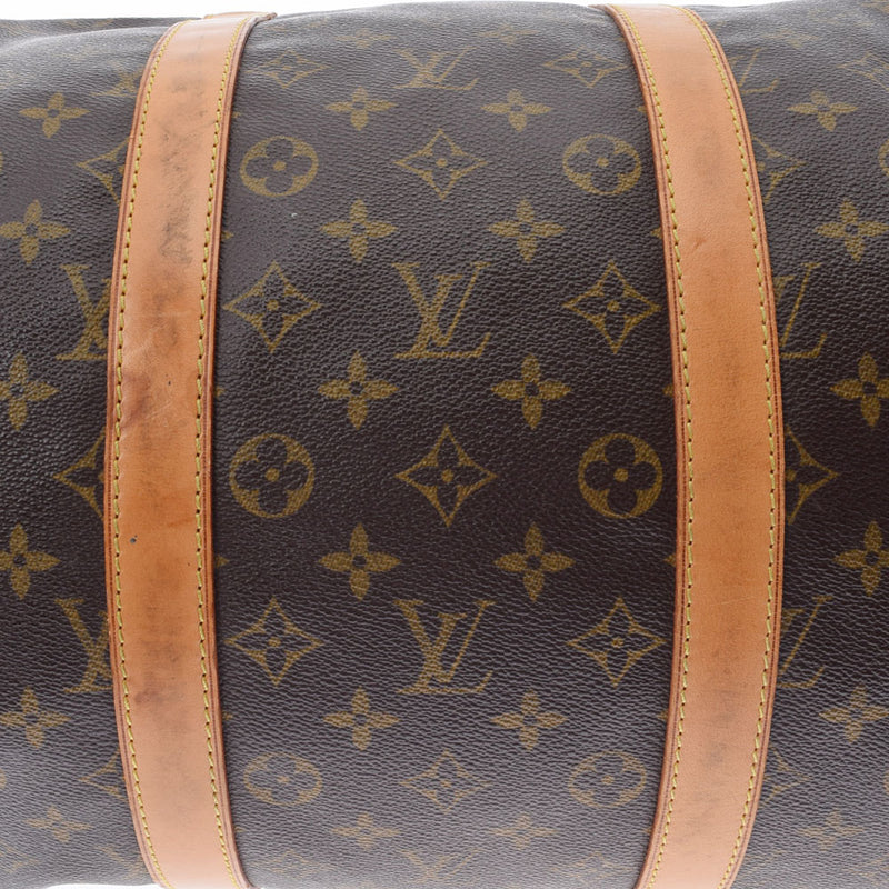 LOUIS VUITTON ルイヴィトン モノグラム キーポルバンドリエール55 ブラウン M41414 ユニセックス モノグラムキャンバス ボストンバッグ Bランク 中古 銀蔵