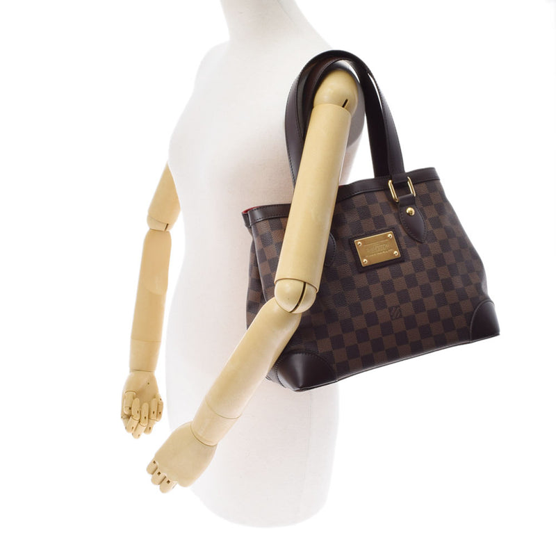 LOUIS VUITTON Louis Vuitton Hamsted PM Brown N51205 Ladies Dami Canbus Handbag A Rank used Ginzo